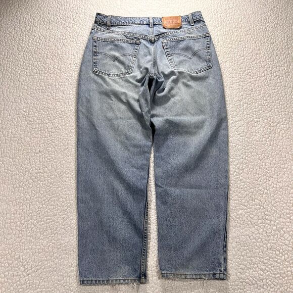 VTG Levi’s 550 Jeans Men’s 38x30 (Actual 37x30) Relaxed Fit Denim USA 90s Grunge - Picture 2 of 14